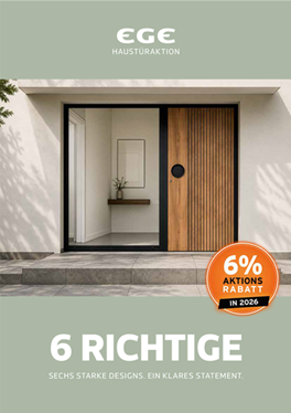 Flyer PDF Haustür Aktion von EGE 6 Richtige