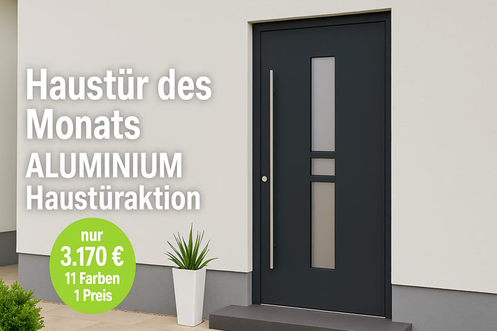 Haustür des Monats aus Aluminium